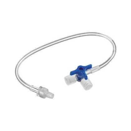 3-WAY STOP COCK με προεκταση 10cm V-L6